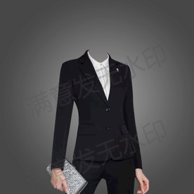 女性拿包形象照半身照