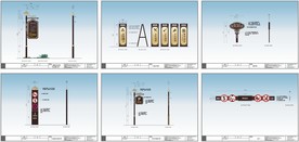 欧式户外标识牌