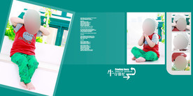 儿童相册模版 字体图片