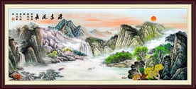 山水画国画山水画