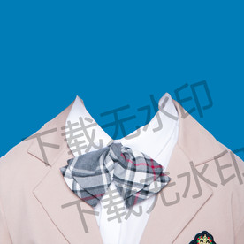 女孩证件照衣服模板