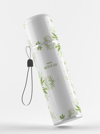 原创3D保温杯图案样机