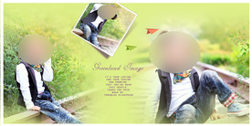 儿童相册模板图片