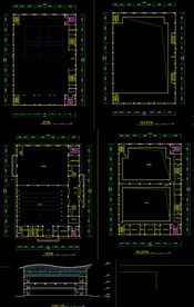 二层体育馆建筑图纸