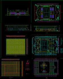 单层框架构体育馆施工图