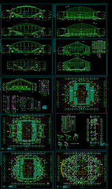 体育馆建筑设计施工图