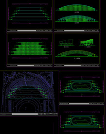 三层体育学院田径馆设计图纸