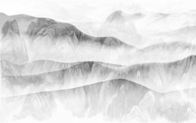 高清 无框山水画 tif分层