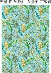 热带植物背景 植物装饰背景