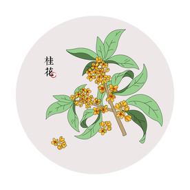 适量高清桂花元素