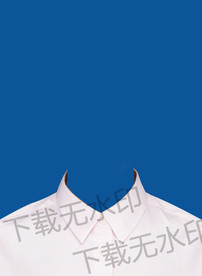 女生白色衬衫素材