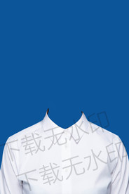 女生白色衬衫寸照