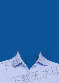 女生蓝色衬衫