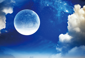 月亮星空背景图