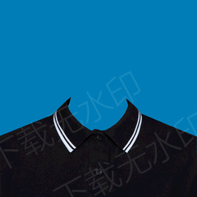 证件照黑色衣服正装