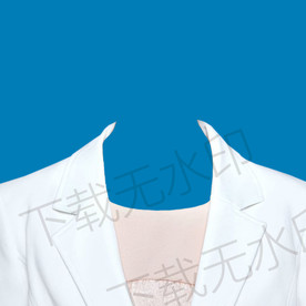 女性白衬衫模板