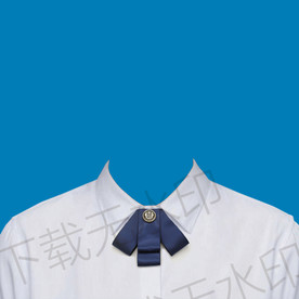 证件照白色衬衫