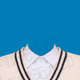 女生毛衣证件照