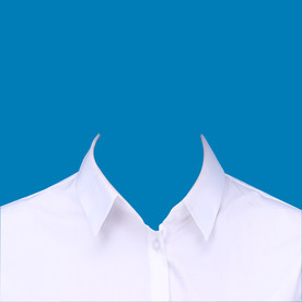 证件照白色衬衫