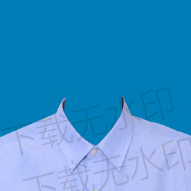 蓝色衬衫模板