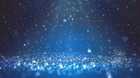 梦幻璀璨蓝色粒子掉落视频背景