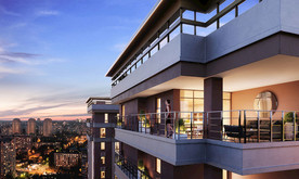 花园洋房庭院露台