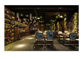 音乐餐厅效果图