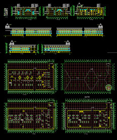 欧式建筑商场施工图