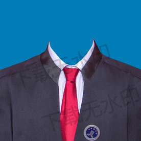 律师袍证件照衣服素材