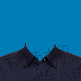 黑色衬衫衣服模板