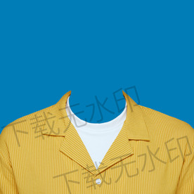 女士证件照衬衫模板