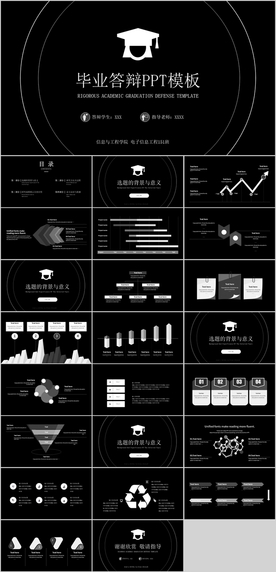 毕业答辩毕业论文PPT