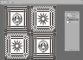复古几何花纹抽象元素无限循环无