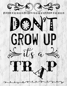 木板木纹英文挂板