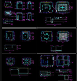 欧式吊顶施工图