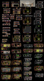 吊顶造型施工图纸