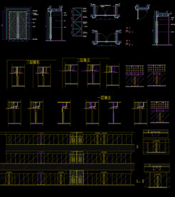超高超重门安装节点