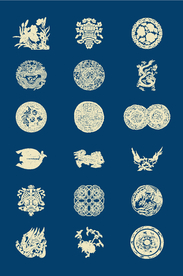 传统吉祥纹样底纹