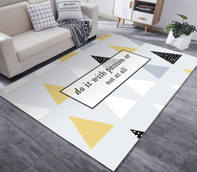 ins北欧风格小清新几何地毯