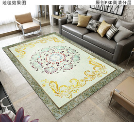 复古花纹欧式地毯