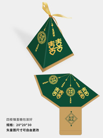 喜糖包装盒样机