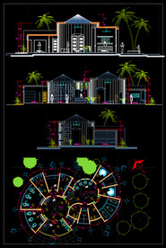 美容SPA中心CAD图纸