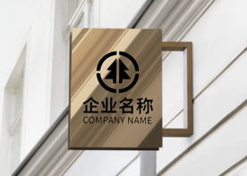 门牌logo效果图