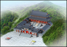 刘氏祠堂效果图