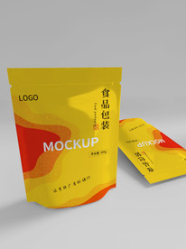 自立袋包装效果图