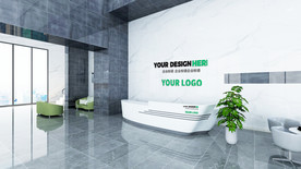 LOGO墙样机 智能图层样机