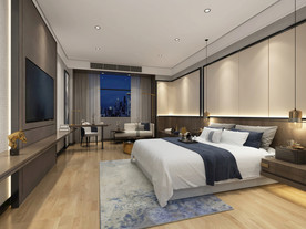 酒店客房效果图