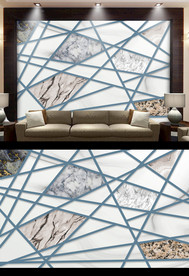 几何纹理背景墙