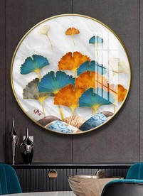 银杏叶装饰画