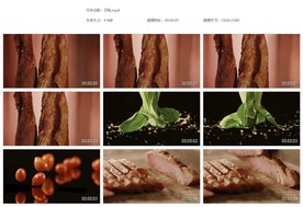 广东美味叉烧美食切叉烧